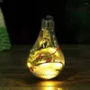 Julekorationer Clear LED Balls Xmas Tree Hängande rolig prydnad för Mini Box Navida Simulerade glödlampor hänge