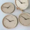 Horloge murale à Quartz silencieuse en bois 3D, 11 pouces, sans tic-tac, pour maison, bureau, salle de classe, école, salon, décoration, vente au détail, sa279h