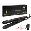 2 IN 1 Hair Iron Professional Steam Straightener Curler Ceramic Curling Style Tools 240104