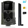 Utomhus 4G 30MP Infraröd 2K Live Show App Trail Camera Cloud Service Night Vision Wild Hunting Cameras Potraps 240104