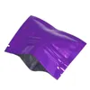 200Pcs/ Lot 75*6cm Aluminum Foil Zipper Lock Packaging Bag Pouch Mylar Self Seal Vacuum Zipper Bags for Food Storage Heat Packet Rcolt