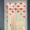 Curtain Cute Door Window Partition Kawaii Heart Shaped Hanging Love Pendant Home Decor Ornaments