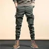 Jeans tactiques d'extérieur de luxe légers pour hommes, pantalons cargo multi-poches de style militaire résistant à l'usure, pantalons décontractés Slim Fit pour les Fans de l'armée; 240104