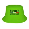 Berets Picole Nationale Bob Bucket Hat Print für Männer Frauen Outdoor Panama Angelkappe Fischerhüte