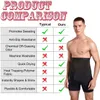 Męskie trening Sauna Spodnie Poce Thermo Shors Body Shaper Gym Spodne