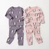 Clothing Sets Adolescent Unisex Pajamas Sleepwear Clothes Children's Underwear Set Cotton Boy Kids Long Sleeve Suit Girl
