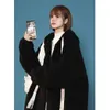 Veste polaire moelleuse pour femme, manteau d'hiver, Streetwear, Harajuku, fermeture éclair, couleur unie, grande taille 6XL, 150kg, 240104