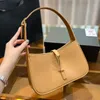 Sac à bandoulière de luxe en forme de YS-Loulou en cuir cousu pour femme avec chaîne en métal Sac à main Sac à main en cuir de veau noir Sac de mode en crocodile classique