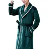 Herren-Nachtwäsche, verdickter Bademantel, Winter-Fleece-Kleid, warme Flanell-Robe, Damen-Samt-Paar, Korallen-Nacht-Herbst