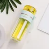 TEACUP Gift Double Cup Creative Water Separation Cup Glass Water Bottle With Tea Maker Drinking Tousils 240104