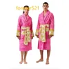 Mens Luxury Classic Cotton Bathrobe Men and Women Brand Sleepwear Kimono Warm Bath Robes Home Wear Unisex Bathrobes One 4663324