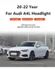 Huvudljus för Audi A4 B10 LED DAYTIME RUNDLIGHT 2020-2023 A4L S4 Turn Signal High Beam Lamp