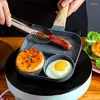 Pfannen 1pc Bratpfanne Antihaft-Ei für Eier Steaks Schinken Pfannkuchen Frühstücksmaschine Küchenutensilien Artikel Gadgets