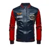 Men Moto Leather Jackets Slim Fit PU Coats High Quality and Fashion Autumn 4XL 240105