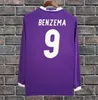 Real Madrids Retro Long Scercer Courcer Jerseys Alomso James Guti Benzema Seedorf Carlos Ronaldo 11 12 16 17 18 زيدان Aabeloara intage قميص كرة القدم