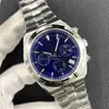 Roller Titta på Automatisk rörelse Clean Factory 8F 5500V V2 -version Multifunktionell mekanisk 42,5mm Steel Band Sapphire Crystal Glassoq82