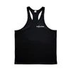 Herrtankstoppar herr mode hängslen racer baksida smal gym fitness kläder sommar casual ärmlös bomulls andning cool singlet