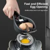 Egg Opener 2 In 1 Yolk Separator 304 Stainless Steel Egg Cracker Detachable Yolk Egg White Separator Home Kitchen Accessories 240105