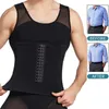 YBFDO Uomo Body Shaper Camicie a compressione Addome Shapewear Pancia Guaina dimagrante Ginecomastia Shapers Corsetto Vita Trainer Top 240104