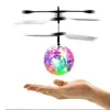 Kids Flying Ball Sensing Sensor Aircraft Lighting Colorful Flying Shinning Ball Novelty Glowing LED Toy Drone For Children Gifts 240105