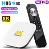 Box H96 MAX M2 SMART TV BOX Android 13 RK3528 8K 1000M WIFI6 DDR4 SET TOP Box Control Android TV Box Player