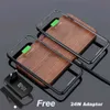 Carregadores sem fio KEYSION 5 bobinas Dual QI Fast Wireless Charger Stand / Pad Carregamento conversível para 11 XS Max XR Note 10 S20 YQ240105