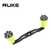 RUKE Visserij-reel Handvat 130 MM Carbon Handvat TPE Materiaal Knop Voor Baitcasting Reel Gat Maat 8*57 * 4mm Accessoire 240104