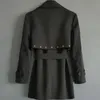 Корейский модный классический двубортный плащ, роскошная мужская куртка цвета хаки, повседневная ветровка, мужское пальто, черное пальто, мужское 6XL 240104