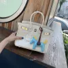 womens bag Crocodile Pattern Genuine Leather Retro Fashionable Mini Shoulder Crossbody Handbag Lock