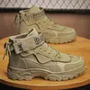 2023 Męskie buty taktyczne walki wojskowe na zewnątrz buty zimowe lekkie bezzlewne pustynne kostki Bota Masculina 240105
