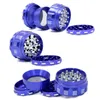 Grinder di design unici con modello adesivo da 30 mm Accessori per fumare in lega di zinco 4 strati TABACCO Crusher Herb Herb Herb HK in stock 0418