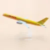 16 см сплав металла Air DHL B757 Airlines модель самолета Boeing 757 Airways подставка для самолета литой под давлением самолет детские подарки Y200104325E