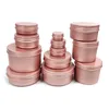 5g 10g 30g 50g 60g 100g 150g 200g Metal Aluminum Tin Containers Screw Top Lipstick Tin Cosmetic Tin