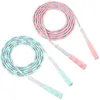 Soft Beaded Jump Rope NonSlip Handle Adjustable TangleFree Segmented Fitness Skipping Keeping Fit Training Playing y240104