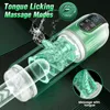 Automatisk manlig Masturbator Cup LED Display suger vibration avsugning REAL VAGINA FICKT Vuxna Sexmaskiner Leksaker för män Man 240105