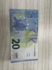 Kopieren Sie Geld in der tatsächlichen Größe 1:2 für eine Videopräsentation auf gefälschten Euro-Banknoten von Qixnx