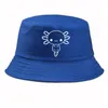 Bérets Axolotl Small Love Pet Bucket Hat Été Casual Unisexe Pêcheur