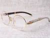 2019 new retro round eyeglasses 7550178 mixed horn glasses men and women spectacle frame glasses size 5522135mm1765769