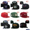 Bola Caps Atacado Snapbacks Chapéus Bordados Futebol Baskball Algodão Carta Preto Vermelho Malha Flex Beanies Flat Hat Hip Hop Sp Dhxzs