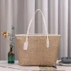 Saco de designer de luxo bolsa feminina grande capacidade lona bolsa de couro homem viagem shopper mamãe bolsa de ombro fim de semana praia pochette sacos de embreagem bolsa