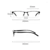 Solglasögon Ultra Light Outdoor Driving Protection Glasses Half Frame Myopia Business Color Changing Manlig kvinna nära synen