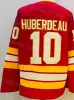 Hombres Reverse Retro Hockey 10 Jonathan Huberdeau Jersey en blanco 88 Andrew Mangiapane 91 Nazem Kadri 25 Jacob Markstrom 28 Elias Lindholm Todos