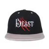 Ball Caps Güzellik Beast Hiphop Cap Bahar Yaz Beyzbol Snapback Caps Sevgili şapkalar için Sun Hat Casquette Drop Del Dhtan boyunca Düz Düz