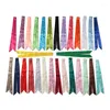 Scarves Small Long Silk Scarf Skinny Handle Bag Ribbons Headband Satin Ribbon Neck Tie Narrow Solid Color Neckerchief