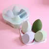 Schwämme Applikatoren Baumwolle Make-up Blender Cosmetic Puff Schwamm mit Aufbewahrungsbox Foundation Puder Beauty Tool Frauen Make-up Concealer Dhisb