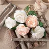 Decoratieve Bloemen Single-head Western Rose Gevulde Pioen Imitatie Bloem Woondecoratie Bruiloft Handheld Kunstmatige MW51005