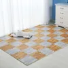 Tapetes 30x30x1cm Soft Wood Grain Floor Foam Puzzle Mat para quarto Playroom Academia Tapetes