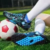 Män utomhus FGTF Football Boots Futsal Professional Unisex Soccer Shoes Highquality Grass Training Sport Ultralight Nonslip 240105