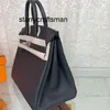 Sac à main femme Bk haut de gamme pur fil de cire manuel peau de vache sac Togo 25 sac à main