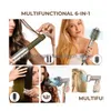 Hair Dryers Professional Air Brush 6 In 1 Dryer Foldable Blow Interchangeable Brushing Head Styling Curling Wand 230829 Drop Deliver Dhuh5